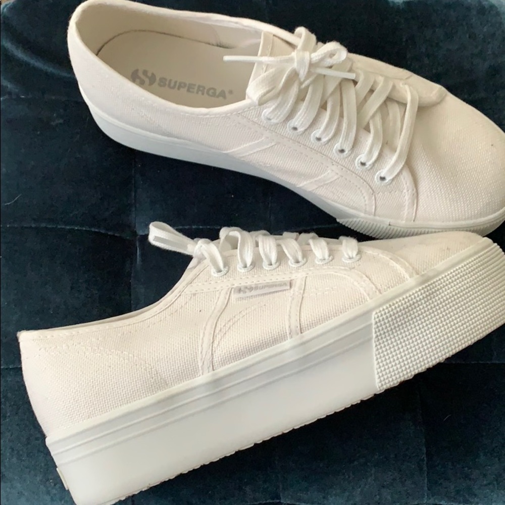 Authentic Superga platform sneakers